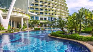 Seasonal outdoor pool