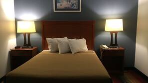 Desk, cribs/infant beds, rollaway beds, free WiFi