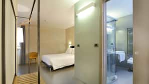 Premium bedding, down duvet, memory foam beds, in-room safe