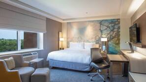 In-room safe, desk, iron/ironing board, free cribs/infant beds