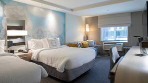 In-room safe, desk, iron/ironing board, free cribs/infant beds