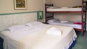 Frigobar, Wi-Fi de cortesia, roupa de cama