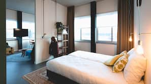 In-room safe, desk, laptop workspace, cots/infant beds