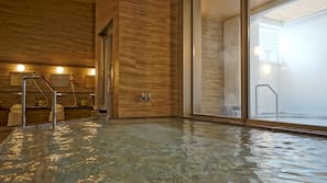 Indoor spa bath