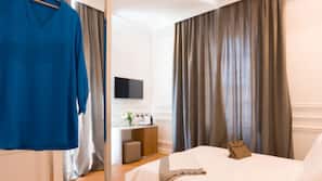 Biancheria da letto di alta qualità, minibar, una cassaforte in camera