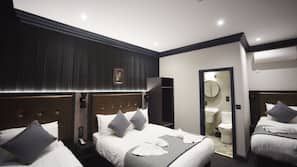 Egyptian cotton sheets, premium bedding, pillow top beds, in-room safe