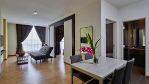 In-room safe, desk, blackout drapes, iron/ironing board