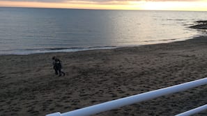 On the beach