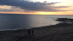 On the beach