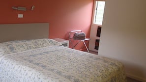 Iron/ironing board, free cots/infant beds, free WiFi