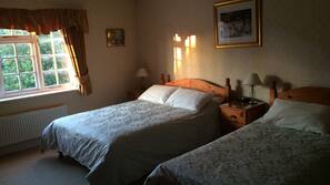 Desk, iron/ironing board, free cots/infant beds, free WiFi
