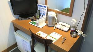Desk, iron/ironing board, free WiFi
