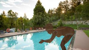 Seasonal outdoor pool