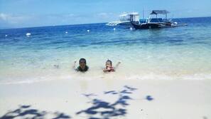 On the beach