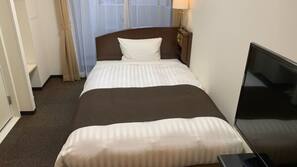 Desk, linens