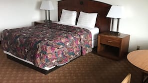 Desk, free WiFi, linens