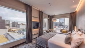 Premium bedding, minibar, in-room safe, desk