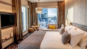 Premium bedding, minibar, in-room safe, desk