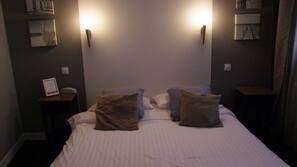 Premium bedding, individually decorated, individually furnished, desk