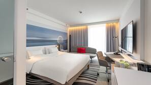 Hypoallergeen beddengoed, een minibar, een kluis op de kamer