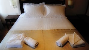 Down comforters, free cribs/infant beds, free WiFi