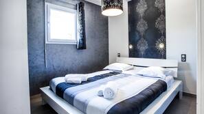 Literie de qualité supérieure, coffres-forts dans les chambres