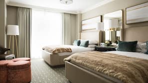 Premium bedding, down comforters, in-room safe, blackout drapes