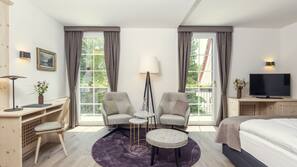 Biancheria da letto di alta qualità, copriletto in piuma, minibar