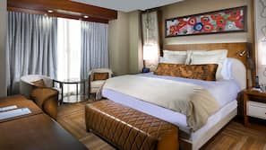 Premium bedding, minibar, in-room safe, desk