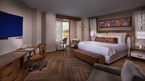 Premium bedding, minibar, in-room safe, desk