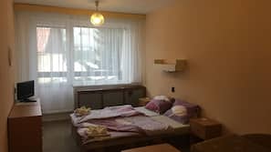 Blackout drapes, cribs/infant beds, free WiFi, linens