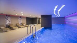 Indoor pool, outdoor pool