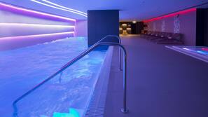 Indoor pool, outdoor pool