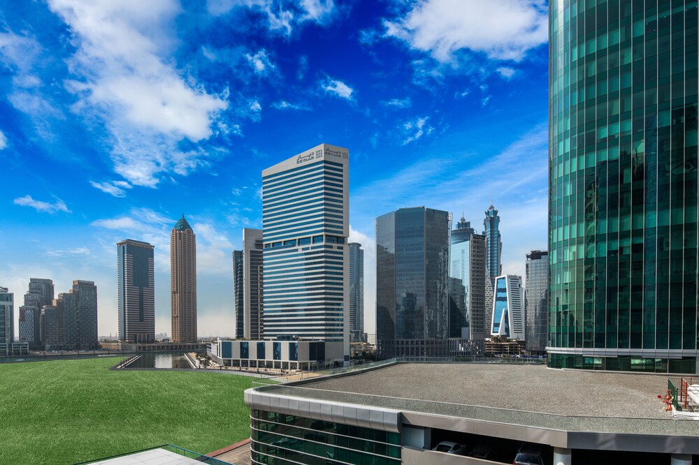 View from room, Radisson Blu Hotel Dubai Waterfront