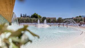 Seasonal outdoor pool