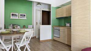 Eetruimte in kamer