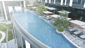 2 個室外泳池