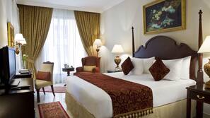 Minibar, in-room safe, desk, blackout curtains