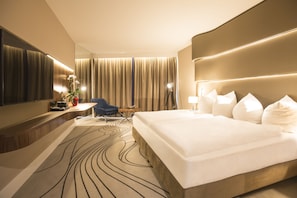Minibar, in-room safe, desk, blackout drapes