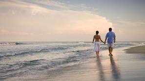 On the beach