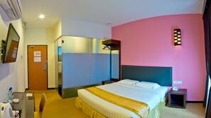 In-room safe, desk, blackout curtains, iron/ironing board