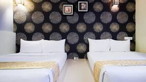 In-room safe, desk, blackout curtains, iron/ironing board