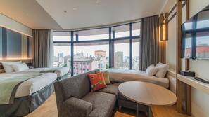 In-room safe, blackout curtains, iron/ironing board, free WiFi