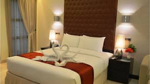 Literie de qualité supérieure, minibar, coffre-forts dans les chambres