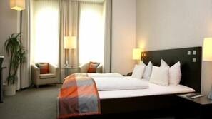 In-room safe, desk, blackout curtains, soundproofing