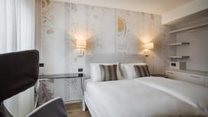 Luxe beddengoed, een kluis op de kamer, individueel gedecoreerd