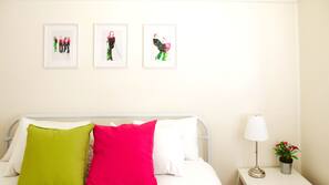 3 bedrooms, Egyptian cotton sheets, premium bedding