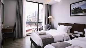 In-room safe, desk, blackout curtains, iron/ironing board