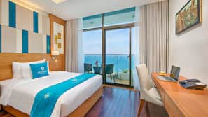 Premium bedding, pillow top beds, minibar, in-room safe