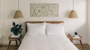 Premium bedding, down duvet, pillow top beds, minibar